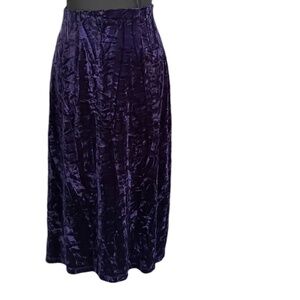 Vintage Bechamel Velvet Women's Skirt Size PS